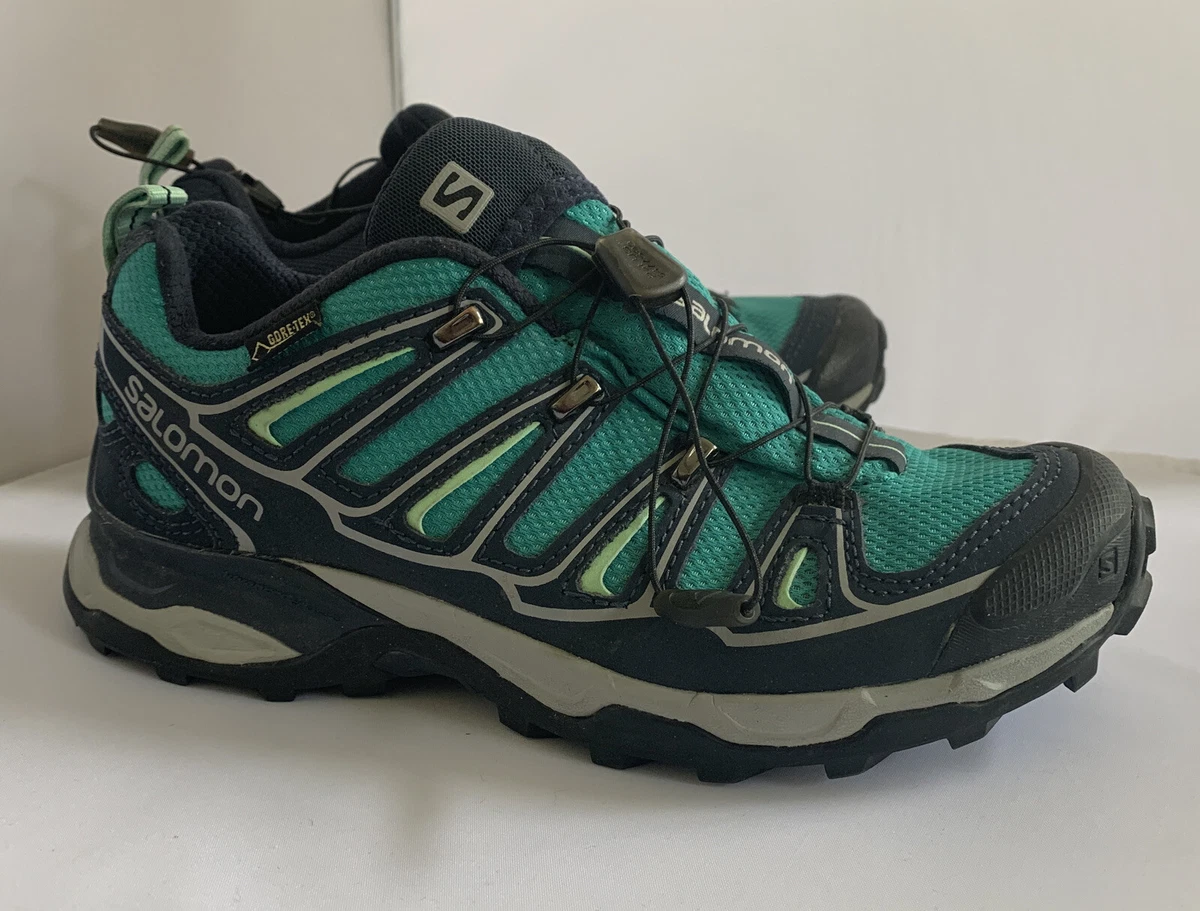 Salomon X-Ultra 2 GTX Gore-Tex Hiking Trail Shoe Mesh Blue Women sz 6 | eBay