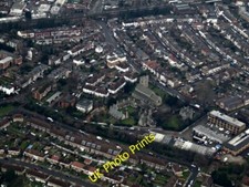 Photo 6x4 Isleworth from the air St John The Baptist church ://stjohn c2015