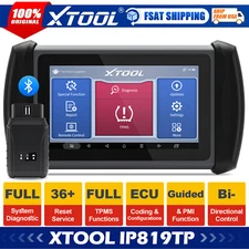 XTOOL IP819TP Auto BT Diagnostic Scanner E/CU K*ey Coding Full TPMS Functions 