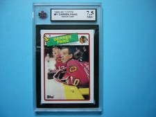 1988/89 TOPPS NHL HOCKEY CARD #51 DARREN PANG ROOKIE KSA 7.5 NM+ SHARP!! 88/89