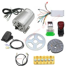 48V 1800W Brushless Electric Motor Controller Pedal Kit Go Kart Drift Trike Quad