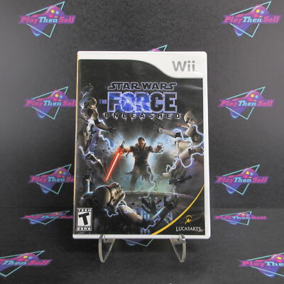 Star Wars The Force Unleashed Nintendo Wii - 1 Year Warranty Game & Case
