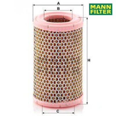 Luftfilter MANN-FILTER C1150 für Skoda 105,120 Rapid 130 110