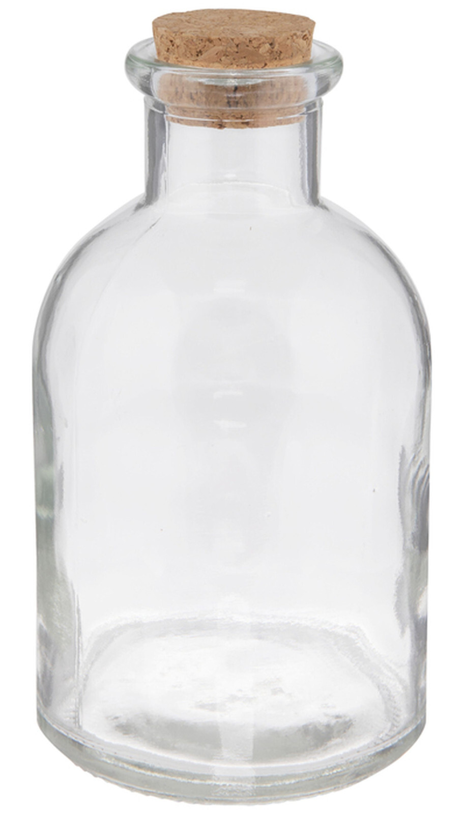 Clear Glass DRUGGIST BOTTLE 6 3/4" prescription pharmacy Apo
