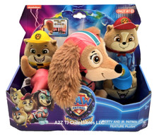 Paw Patrol The Mighty Movie Liberty  Jr. Patrollers Plush Set Exclusive
