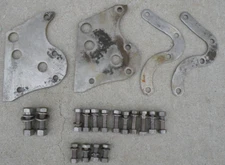 CADILLAC REAR BACK BUMPER BRACKETS NUTS BOLTS ROUND FLAT WASHERS 1958 58 OEM