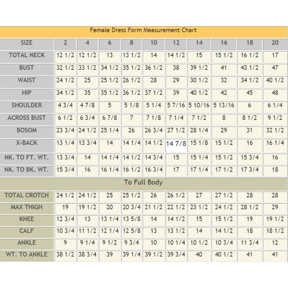 Maniquí con forma de vestido profesional de lino de medio cuerpo talla 8 con brazo y kit de acolchado Foto 2 de 4