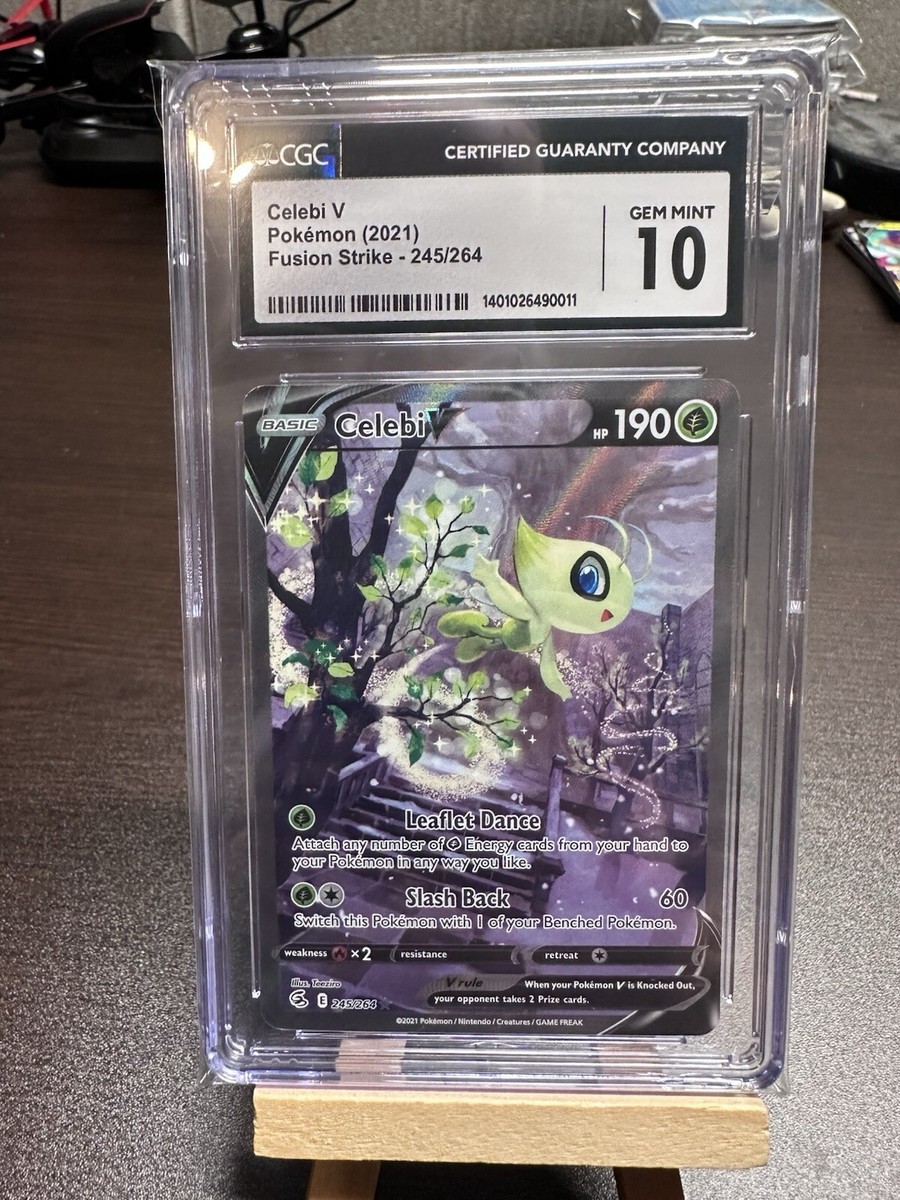 Pokémon Celebi V Alt Art 245/264 Fusion Strike CGC 10 | eBay