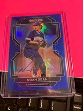 2022 PANINI PRIZM NOAH DEAN AUTOGRAPH PRIZM 76/99 