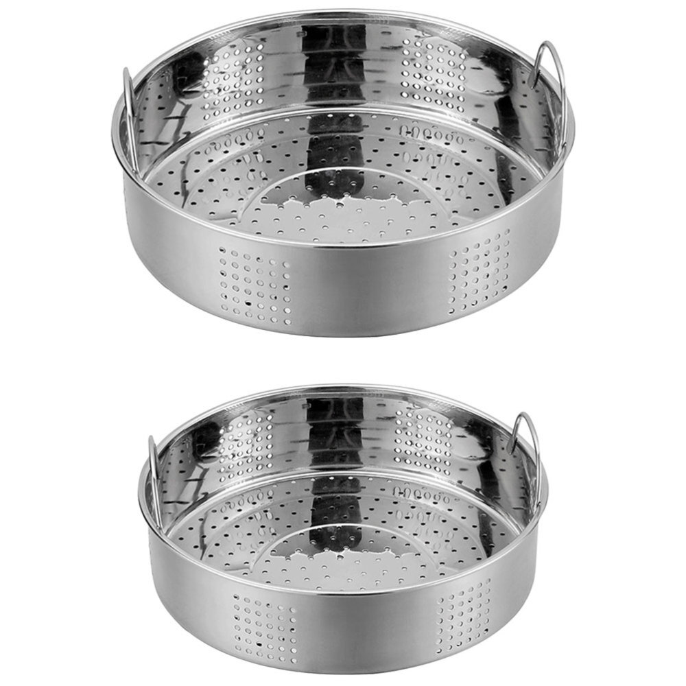 2pcs Dumpling Steamer Basket for Meat and Food Steaming-image
