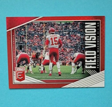 Patrick Mahomes II 2019 Panini Donruss Elite Field Vision # FV-1 #d /99 BO