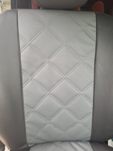 IVECO DAILY 2014 - 2024 EMBOSSED ARTIFICIAL LEATHER TAILORED SEAT COVERS - Picture 8 of 12