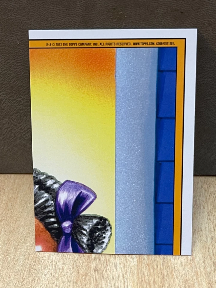 JERSEY JEFF 28a GARBAGE PAIL KIDS 2012 Brand New Series 1 BNS1 GPK - Image 2 of 2