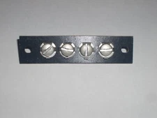 VINTAGE PHENOLIC 4 SCREW TERMINAL STRIP FOR SHORTWAVE RADIO HEATHKIT SB200 SB220