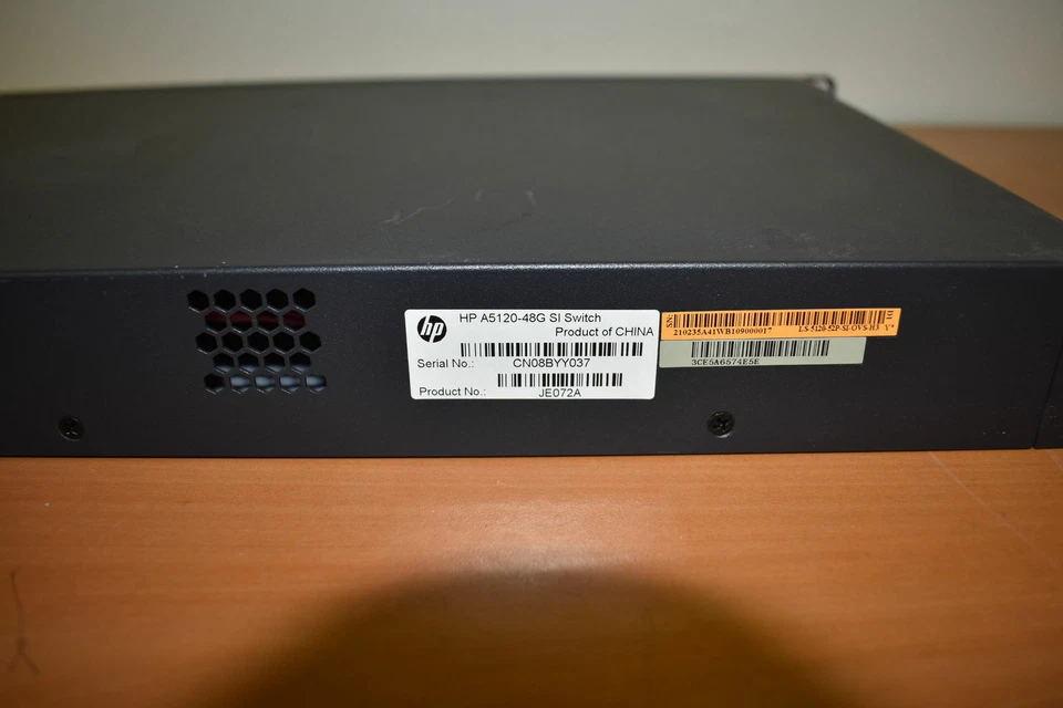 H3C S5120-52P-SI / HP JE072A A5120?48G SI Switch, 48x 10/100/1000 + 4x SFP - Image 3 of 3