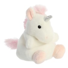 Aurora - Palm Pals - 4.5" Sassy Unicorn Adorable Stuffed Animal