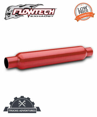 Flowtech 50251FLT Red Hots Glass Pack Muffler | High-Quality Auto Part, Universa