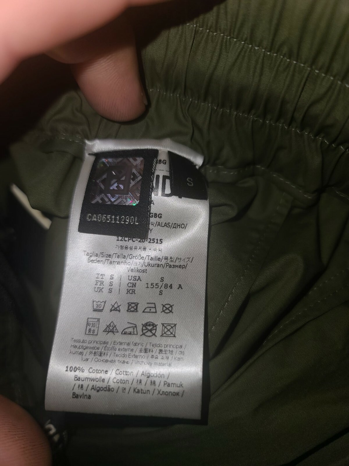 Fendi Green Nylon Pants that unzip to Shorts  100percent Authentic     Best Offer Wins image 6