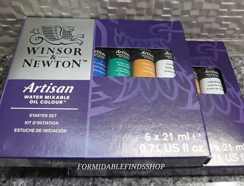 (2) Winsor & Newton Artisan Pitture ad Olio Miscelabili all'Acqua 12 @ 21ml - Colori Assortiti - Foto 3 di 7