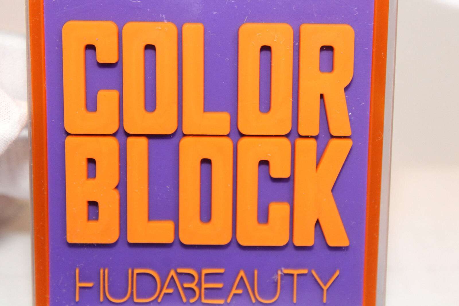 Huda Beauty Color Block Obsessions Eyeshadow And Liner Palette: Purple &  Orange w/ Free gift