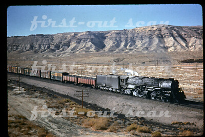 R DUPLICATE SLIDE - Union Pacific UP 3706 STEAM 4-6-6-4 Action mit Fracht