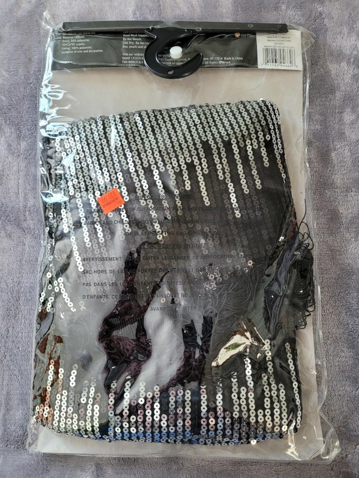 Disfraz de mujer años 20 jazz bebé lentejuelas Halloween aleta talla S/M Foto 4 de 4