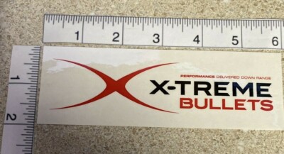 X-Treme Bullets Factory OEM Shot SHOW Dealer Sticker Promo NEW
