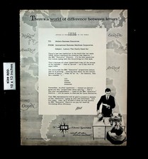 1956 IBM Electric Typewriters Letter Business Executives Vintage Print Ad 26789 thumbnail