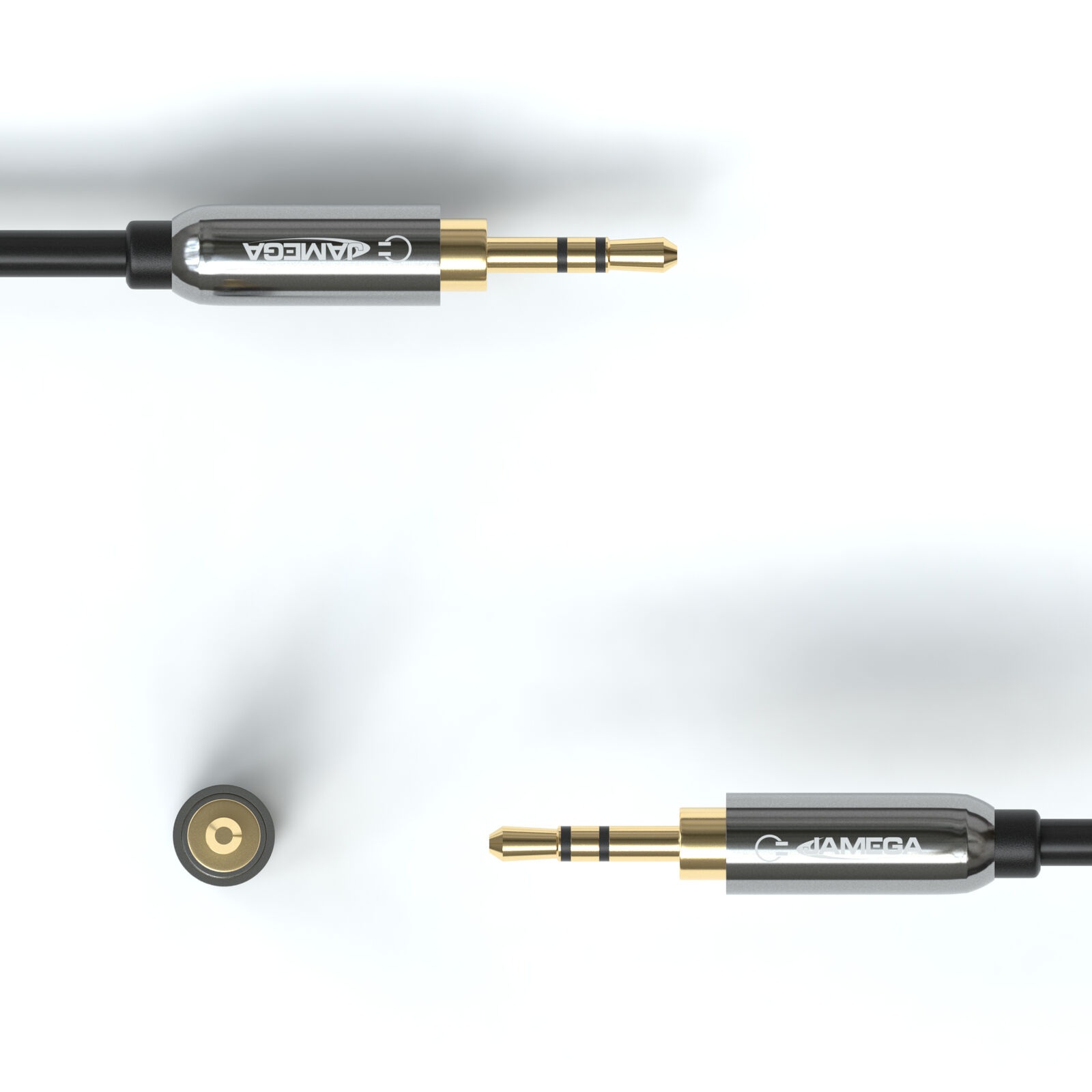 0,2m Audio Splitter Kabel Y-Adapter Headset Aux Y Verteiler Stereo Y Adapter