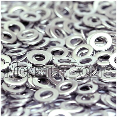 Bulk Qty 10,000 - M4 Metric DIN 125A Flat Washer Stainless Steel A2 / 18-8