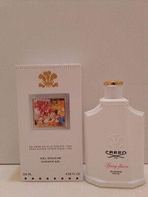 CREED SPRING FLOWER 6.8 oz  200 ml Bath Gel New In Box