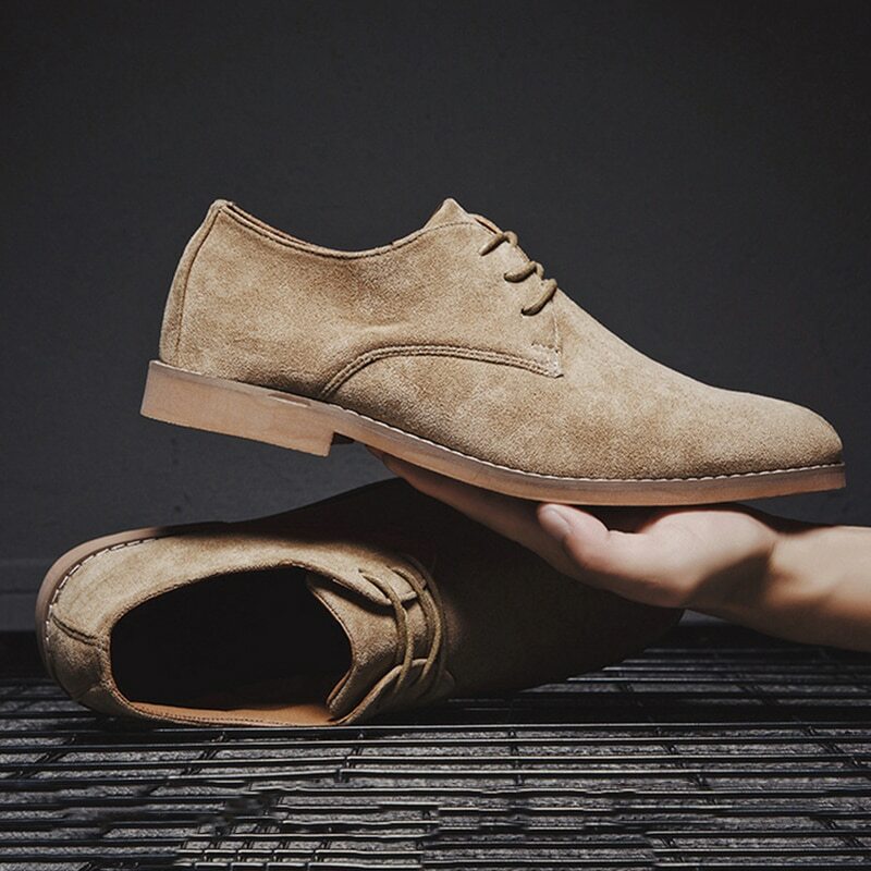 Zapatos De Cuero Genuino Para Hombres Oxford Moda Casuales Negocios Boda Fiesta