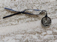 Longaberger 1997 Inaugural Basket Pewter Tieon Tie on RARE FREE SHIPPING!