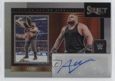 2024 Panini Select WWE Ringside Action Signatures Akam #RA-AKM Auto 1aj1