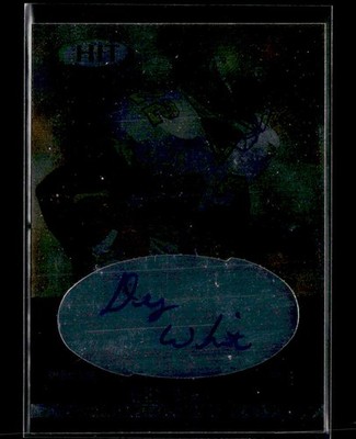 2000 SAGE HIT #A22 Dez White Autographs Emerald