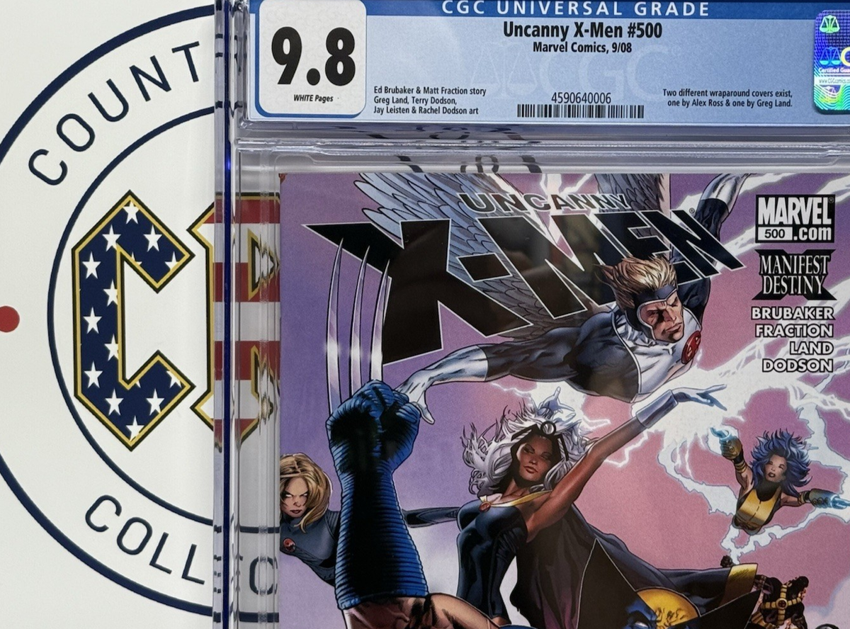 Marvel (9/08) Uncanny X-Men #500 - CGC 9.8 - Top Pop! Greg Land