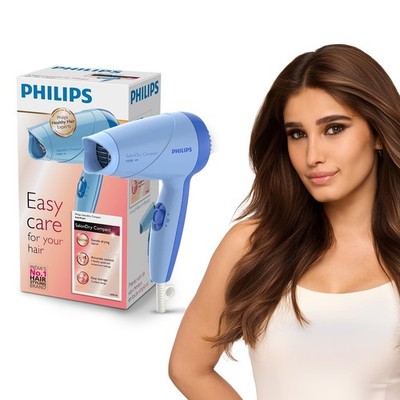 PHILIPS HAIR DRYER 1000 WATTS FOR MEN & WOMENS HP8100/60-BLUE