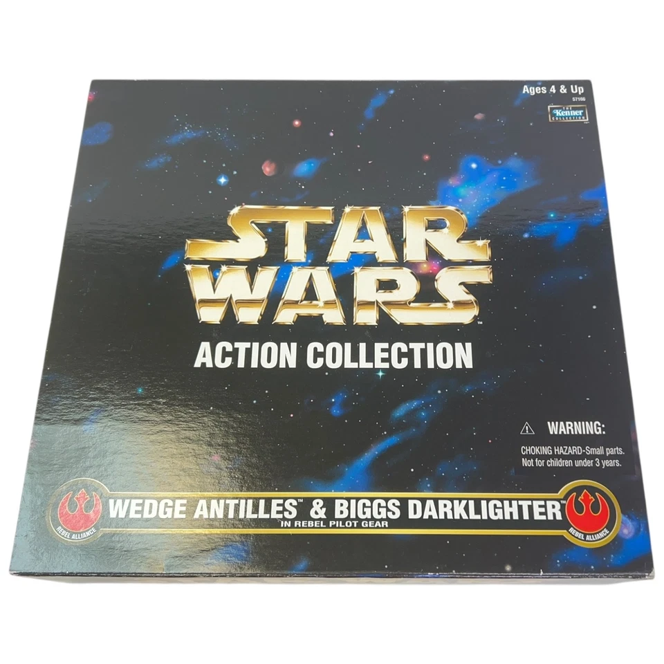 星球大战动作系列楔形安的列斯群岛 Biggs Darklighter 12 人偶 1998 全新 — 第 2/4 张图片