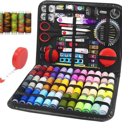 FNV Sewing kit, 229 pcs Sewing Accessories, Friendly for Beginner and Profession