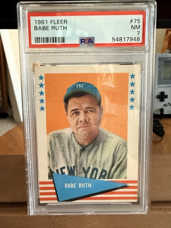 1961 Fleer Baseball Greats Babe Ruth #75