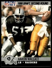 1990 Pro Set #706 Aaron Wallace