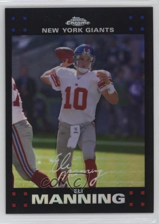 2007 Topps Chrome Refractor Eli Manning #TC61 0k0