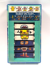 Vintage TOMY Robot Factory Pocket Game 7029 - Handheld Manual 1980s Random Toy