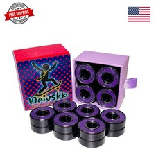 Skate Bearings 8mm 16 Pack, Precision 608 Bearings Quad Inline Skates Roller ...