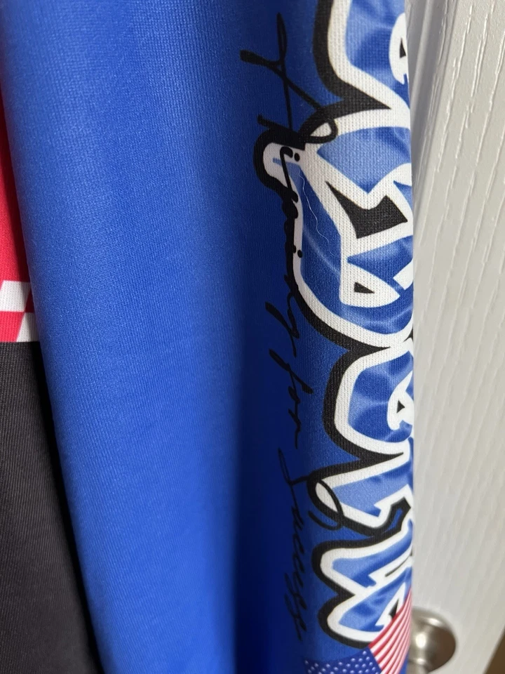 Shein Coolane Letter Graphic Sweatshirt Womens Sz 1X Racing Graphic Colorful - Image 4 of 4