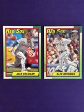 2025 Topps Series 2 1990 Silver Pack Mojo SP 90B2C119 Alex Bergman Red Sox +Base