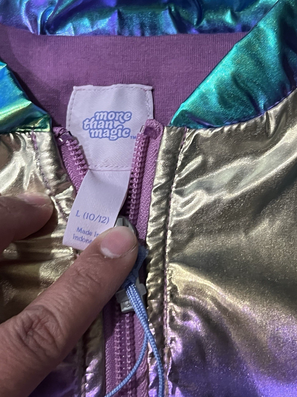 iridescent bomber jacket More Than Magic image 3