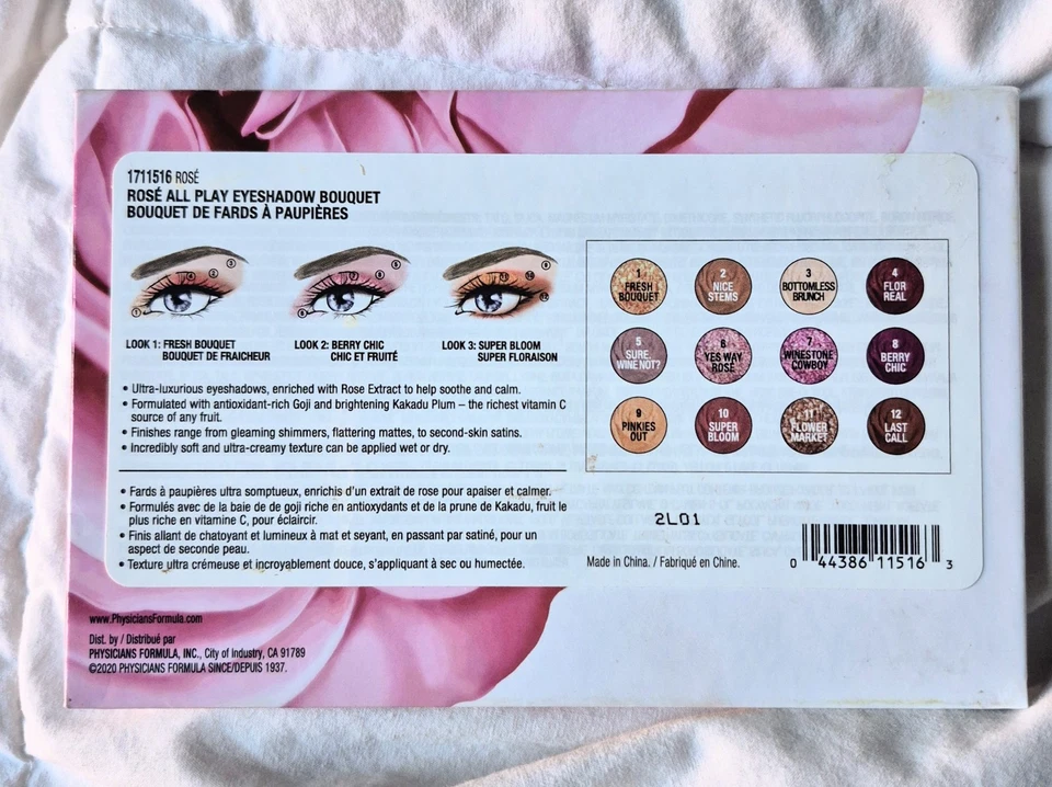 Physicians Formula ROSE ALL PLAY Eyeshadow Bouquette *NEW* - Image 3 of 4