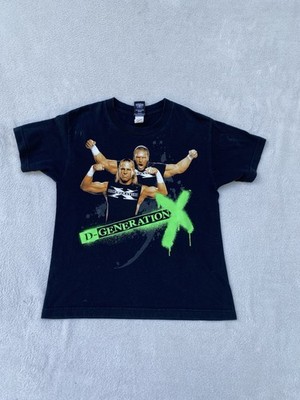 WWE D-Generation X Shirt Youth Medium Black Graphic Wrestling 2007