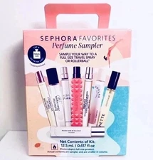 SEPHORA FAVORITES Perfume Sampler Gift Set in Vacation + CERTIFICATE NEW SEALED